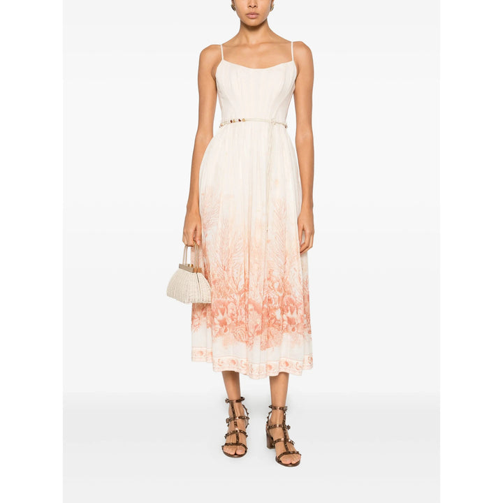 Zimmermann Dresses - White, Pink | 06a75e582ec218352175f975b544084a129776c7