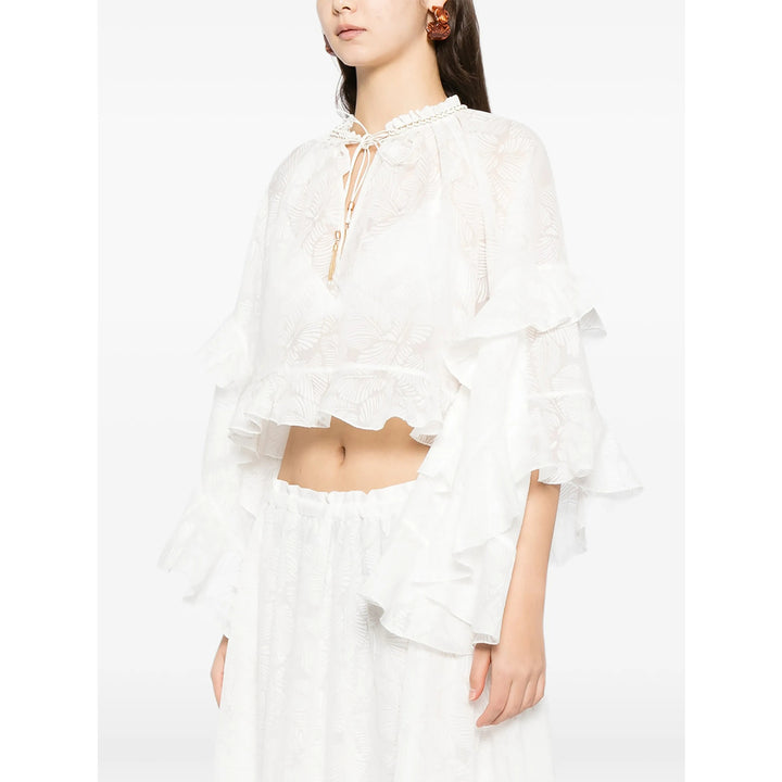 Zimmermann Shirts - White | 2fbb2b91fccab8da265e294accfe74a62a9af153