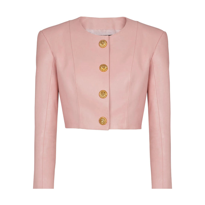 Balmain Leather Outerwears - Pink | 42d1a8c3e0889502deba79c304a93c43ac022990