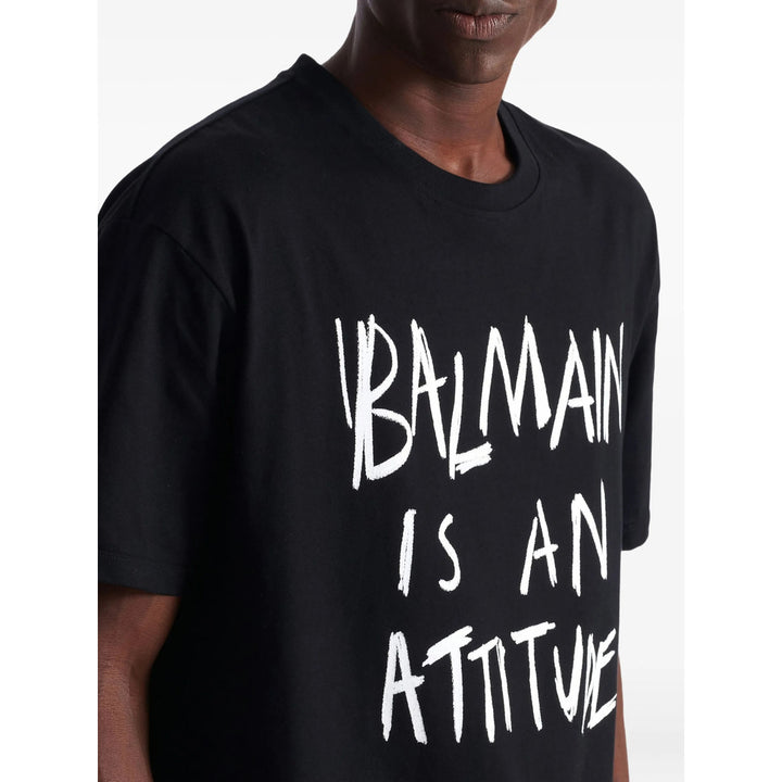 Balmain T Shirts - Black | 1826d974c2f02e2ce32c408b5066e9b7167167b5