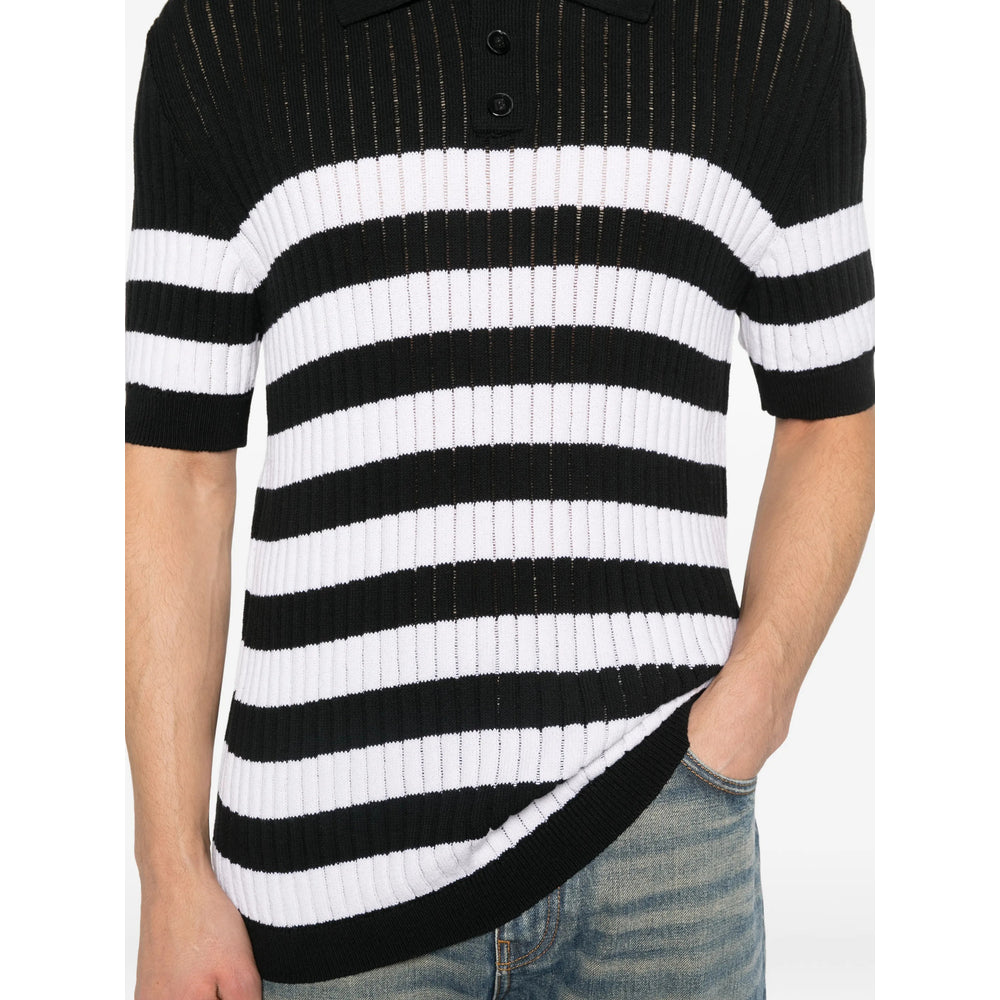Balmain Sweaters - Black, White | f52feaf1c0c6ac82b7bca088f1c87af55776b859