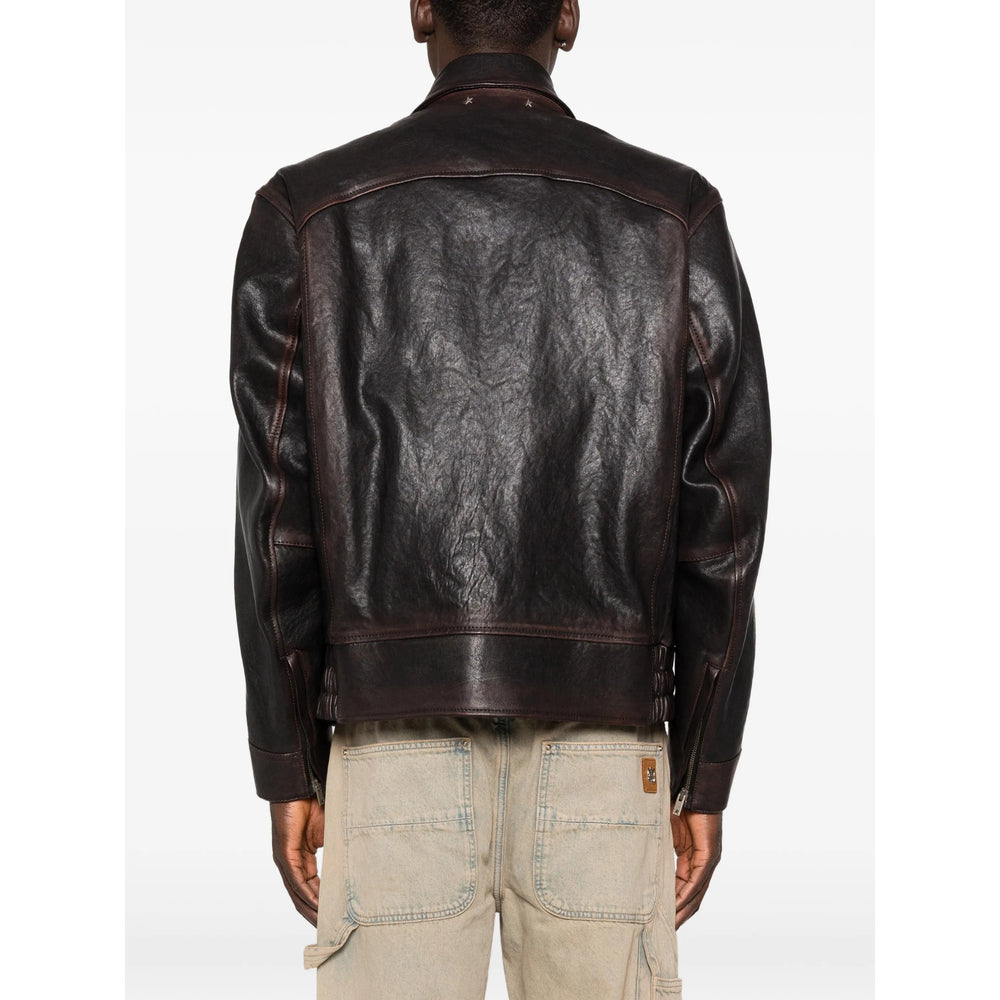 Golden Goose Leather Outerwears - Brown | 5bedb9f623064d4a768bd1df492cb1d5ac559e21