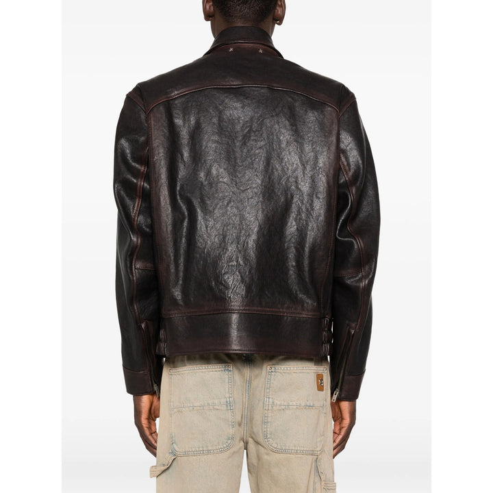 Golden Goose Leather Outerwears - Brown | 5bedb9f623064d4a768bd1df492cb1d5ac559e21
