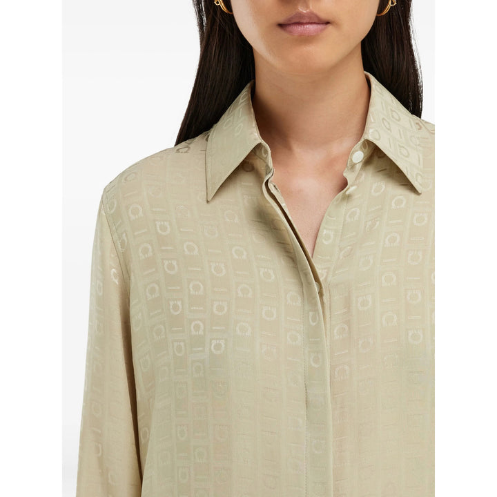 Ferragamo Shirts - Neutral | 345f1d7d210d549cac80c9b0bb69648e55c36f4c