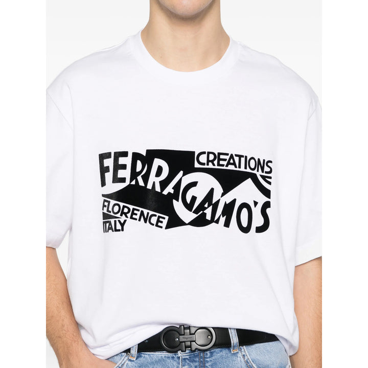 Ferragamo Sweaters - White, Black | ecc94c31cffd8cb65e0fc540628a14753a18174d