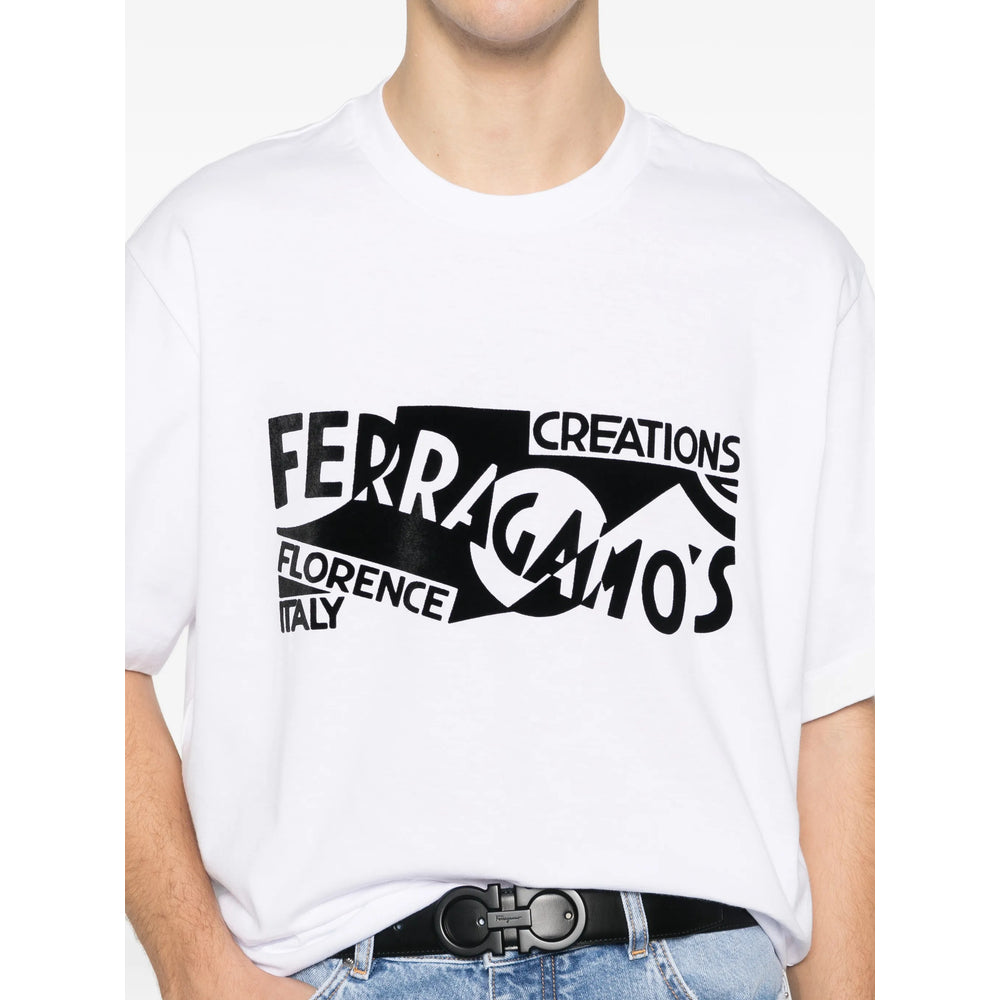 Ferragamo Sweaters - White, Black | 20c2c81ffc924430721fb6e390d5affcdb02f6c9
