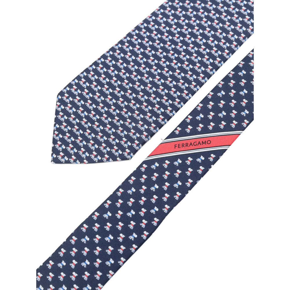 Ferragamo Ties - Blue | 583f81f534e833b06a9e3869d92b9fa9d093729b