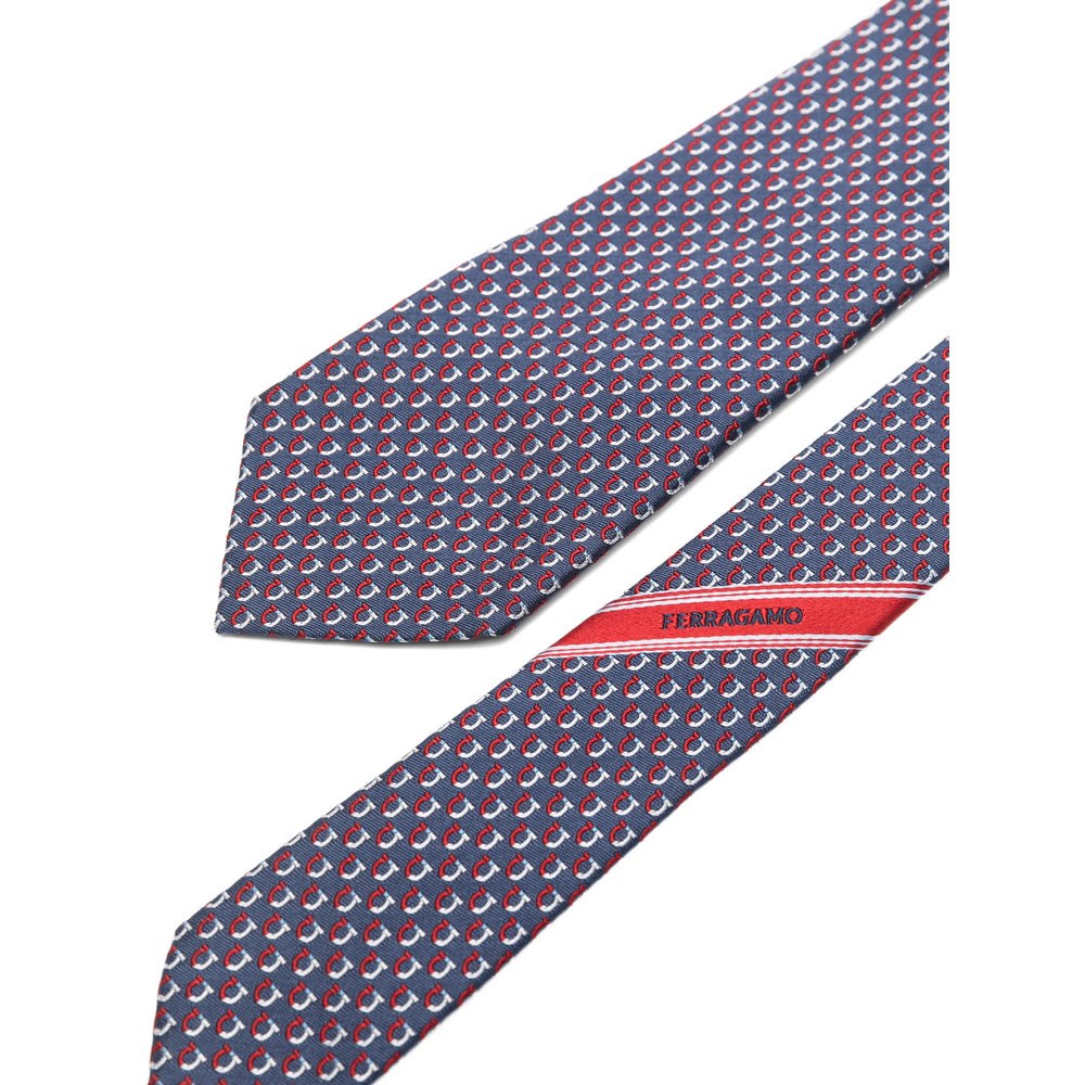 Ferragamo Ties - Blue, Red | 0966d3a6c2eb843446bfac9452d8c3c424ae0967
