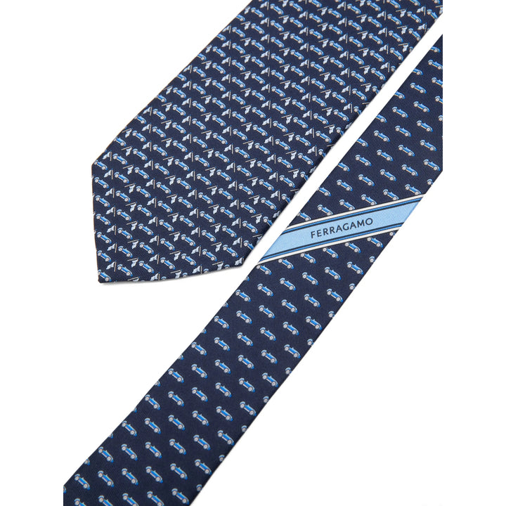 Ferragamo Ties - Blue | 30d53f4826a416be18391c9099d285dec6f5b27e