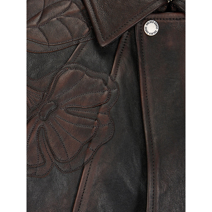Golden Goose Leather Outerwears - Black, Brown | 9e28948dfe086caaec52530a2ae93aae5b4279a2