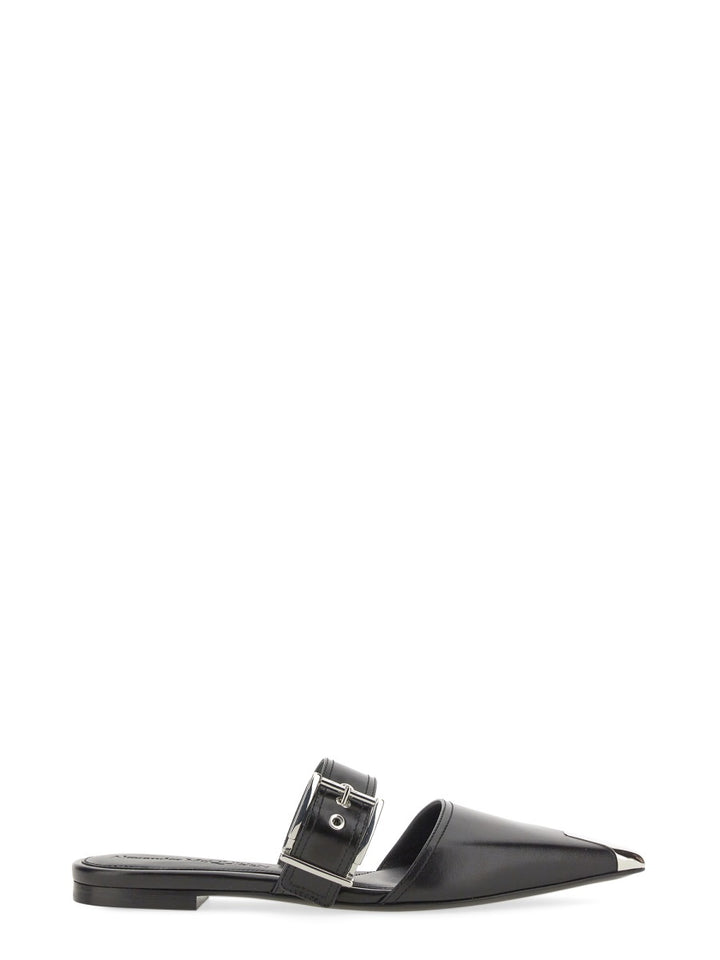 Alexander McQueen Flat Shoes - Black | Wanan Luxury