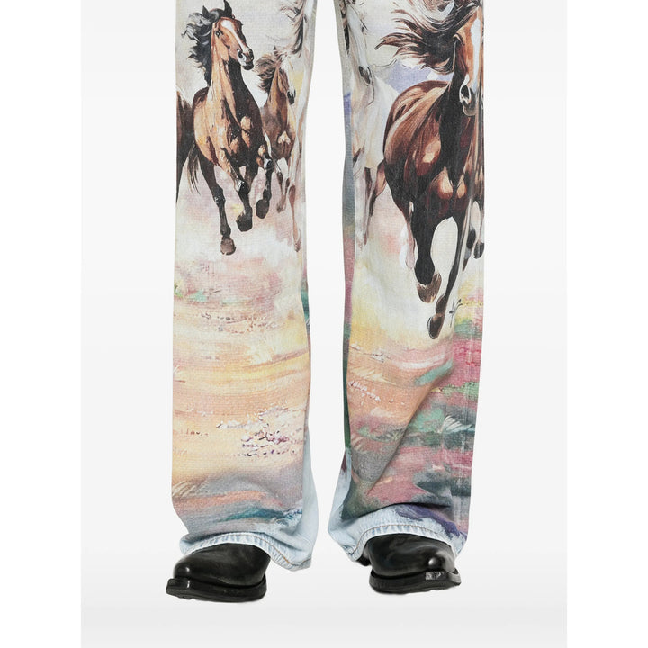 Amiri Denim - Blue, Brown | 3722fda74dcb1afd91b05d27ed5ec35d9d39eac0