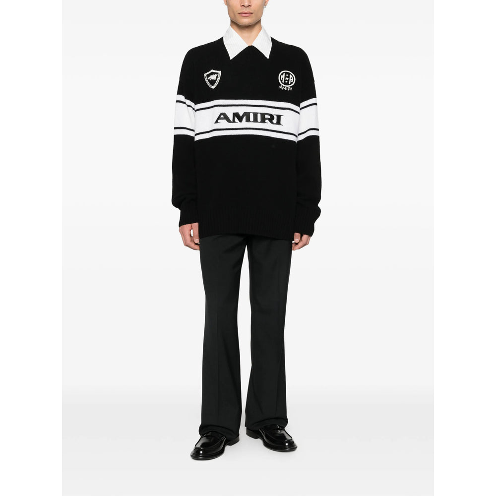Amiri Sweaters - Black, White | 23de2a17858c6c867fc6d57e3bdee1ebe6ae30b9