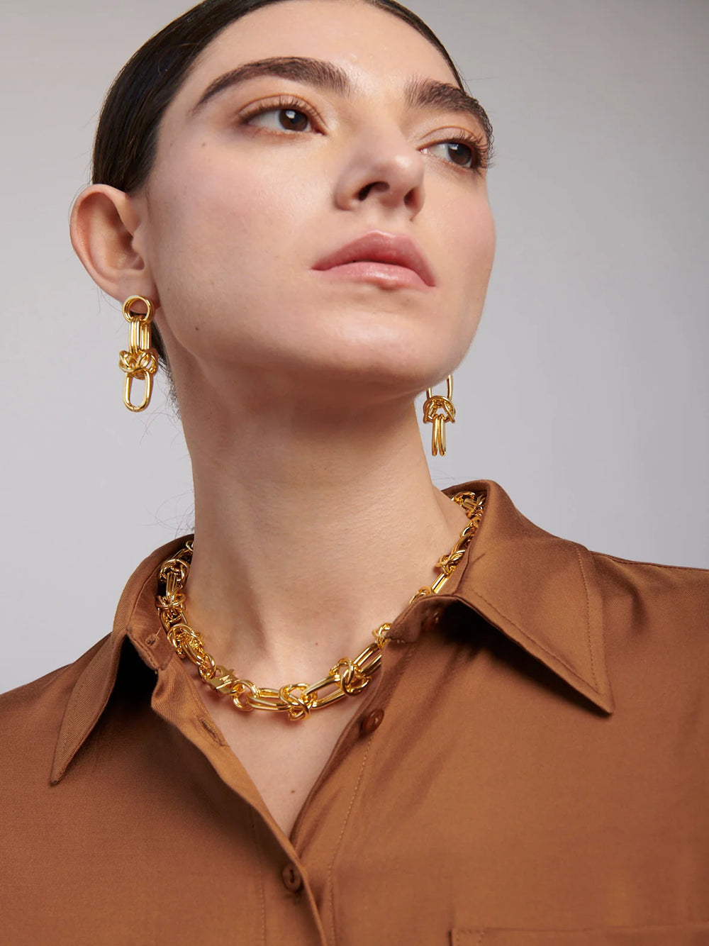 Earring cecile gold