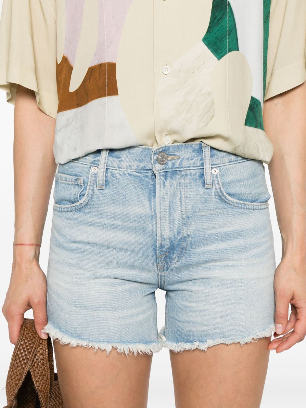 Le Super High denim shorts