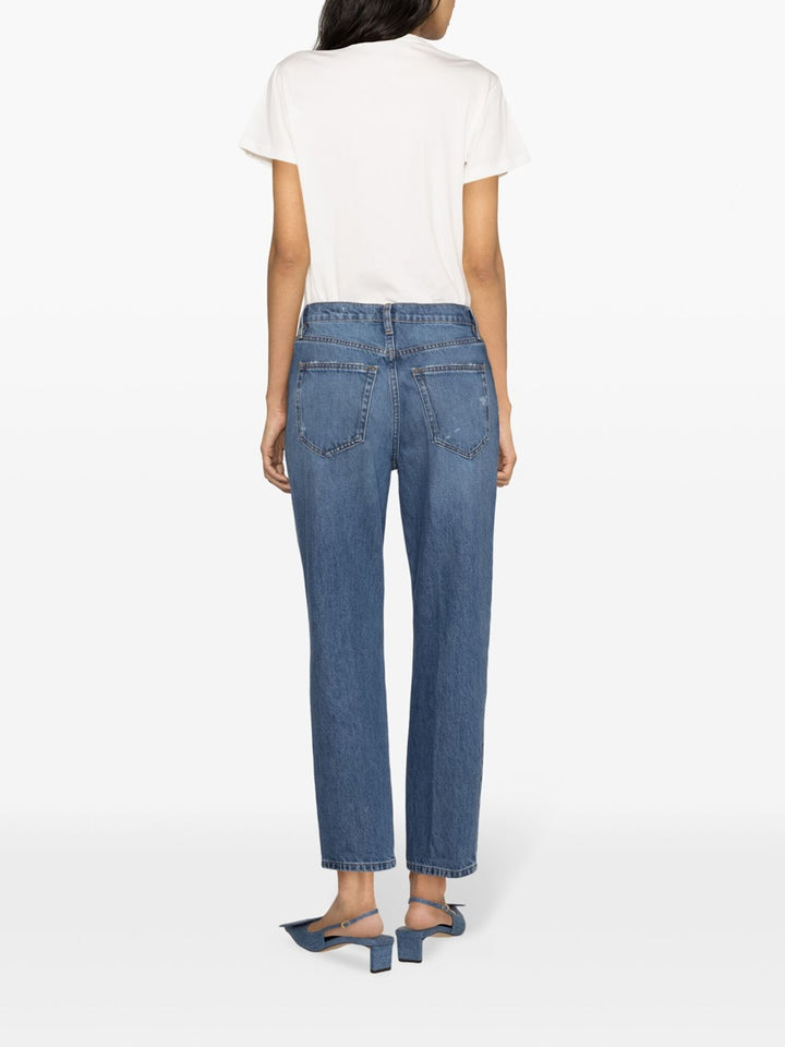 Mid-rise boyfriend jeans by Le Mec