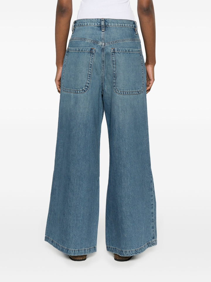 Wide leg skater jeans