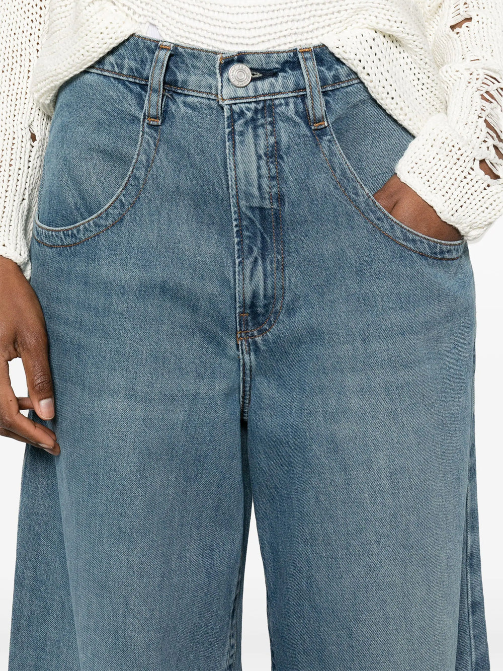 Wide leg skater jeans