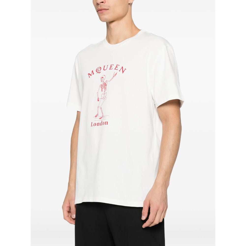 Alexander Mcqueen T Shirts - White | e8f4179de5aa6a692ae330f665c7e06487a432ec