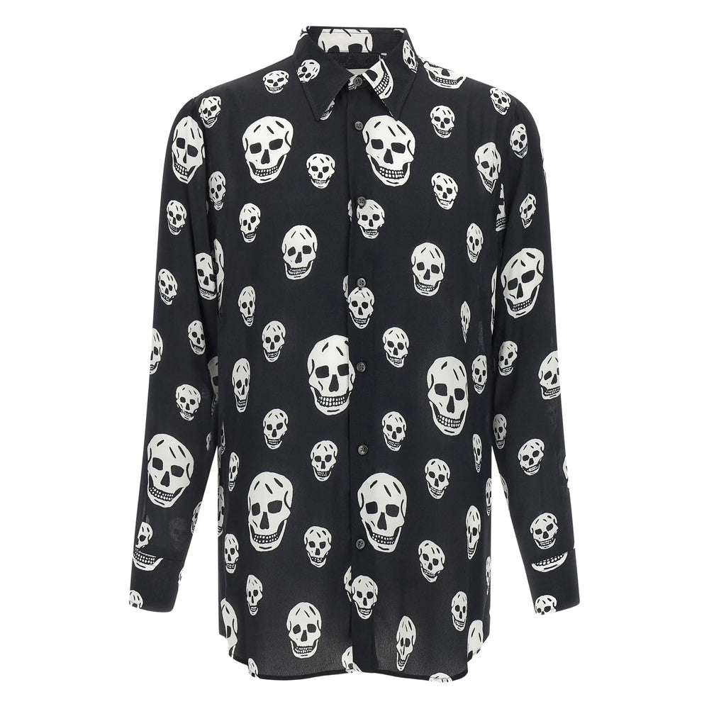 Alexander Mcqueen Shirts - Black, White | 8326baa14c73fd2cdb3436fb16c9f77925ed9689