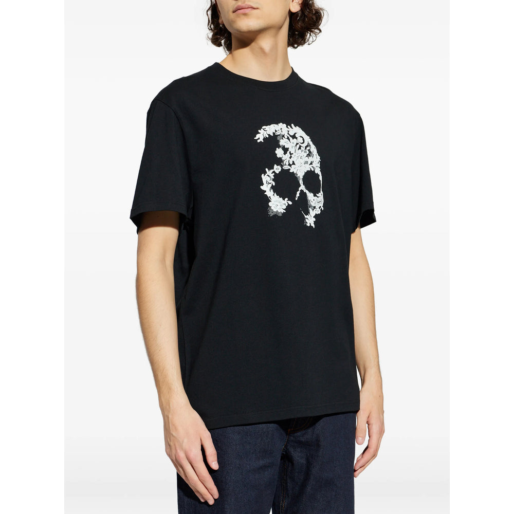 Alexander Mcqueen T Shirts - Black | 5668a7fb2dbaf3f65520f133c6192d5d6c710d07