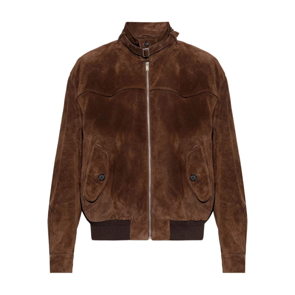 Alexander Mcqueen Leather Outerwears - Brown | 39b63773a2a38565c7f7b7c297c8b6270fbb99d9