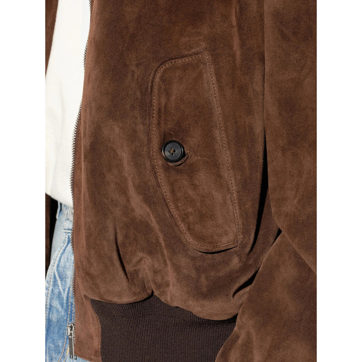 Alexander Mcqueen Leather Outerwears - Brown | d1da303cbc5ca50cb8b01c7a36976fbc822b22fb