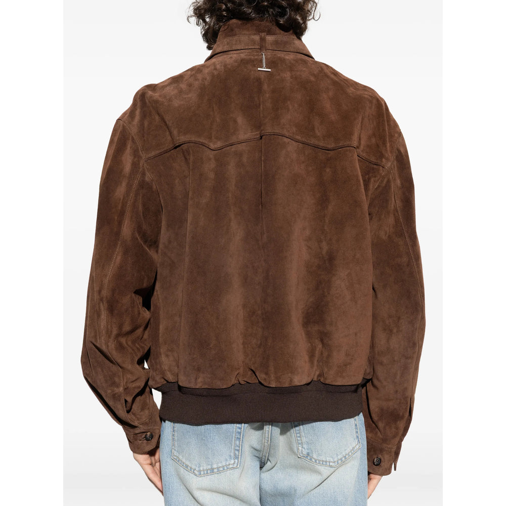 Alexander Mcqueen Leather Outerwears - Brown | 7d8ee6add88443e64c3a2338d42025ec27a76986