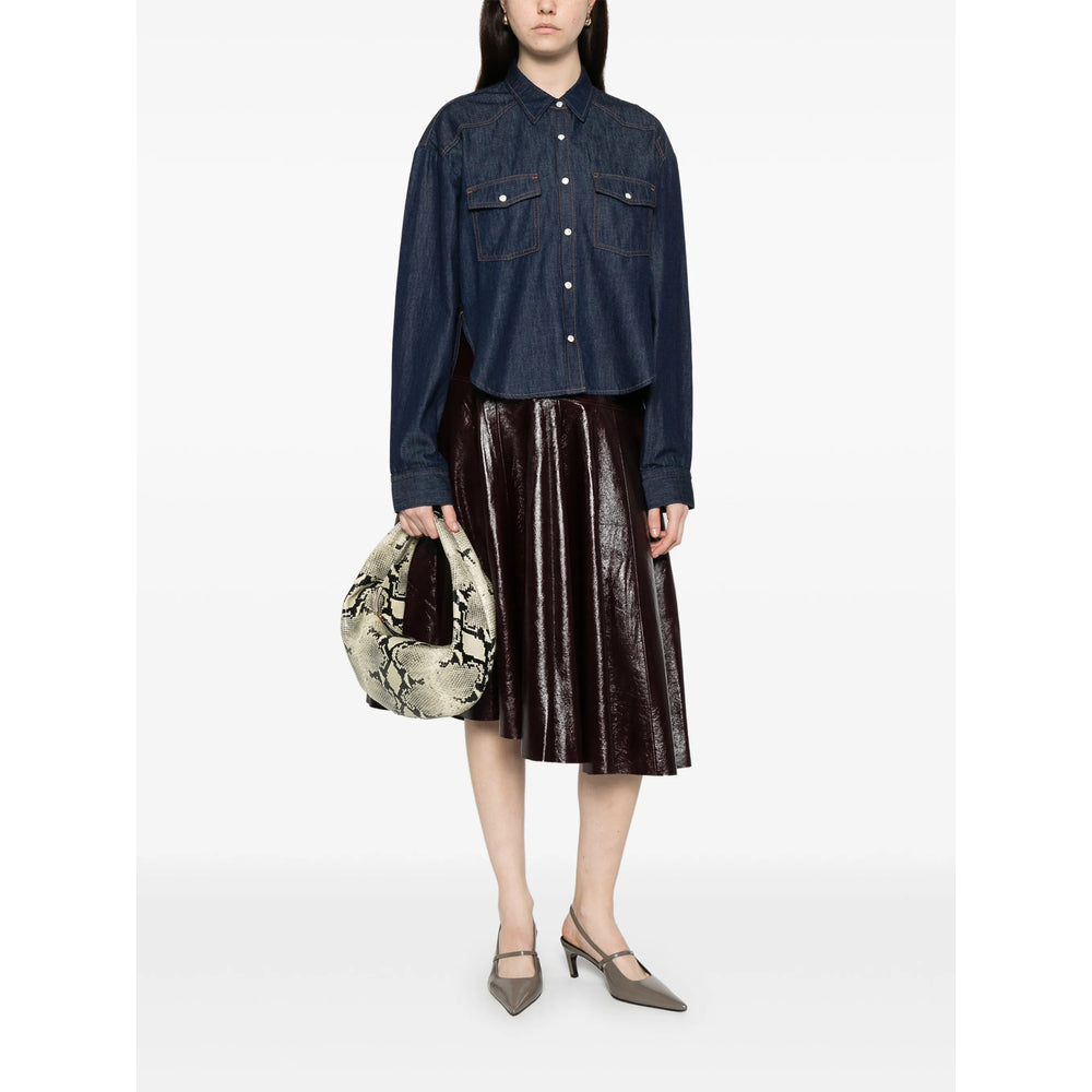 Khaite Shirts - Blue, Gray | 6d2e04d84740c65a3c45a529e1d2da89127b4f06