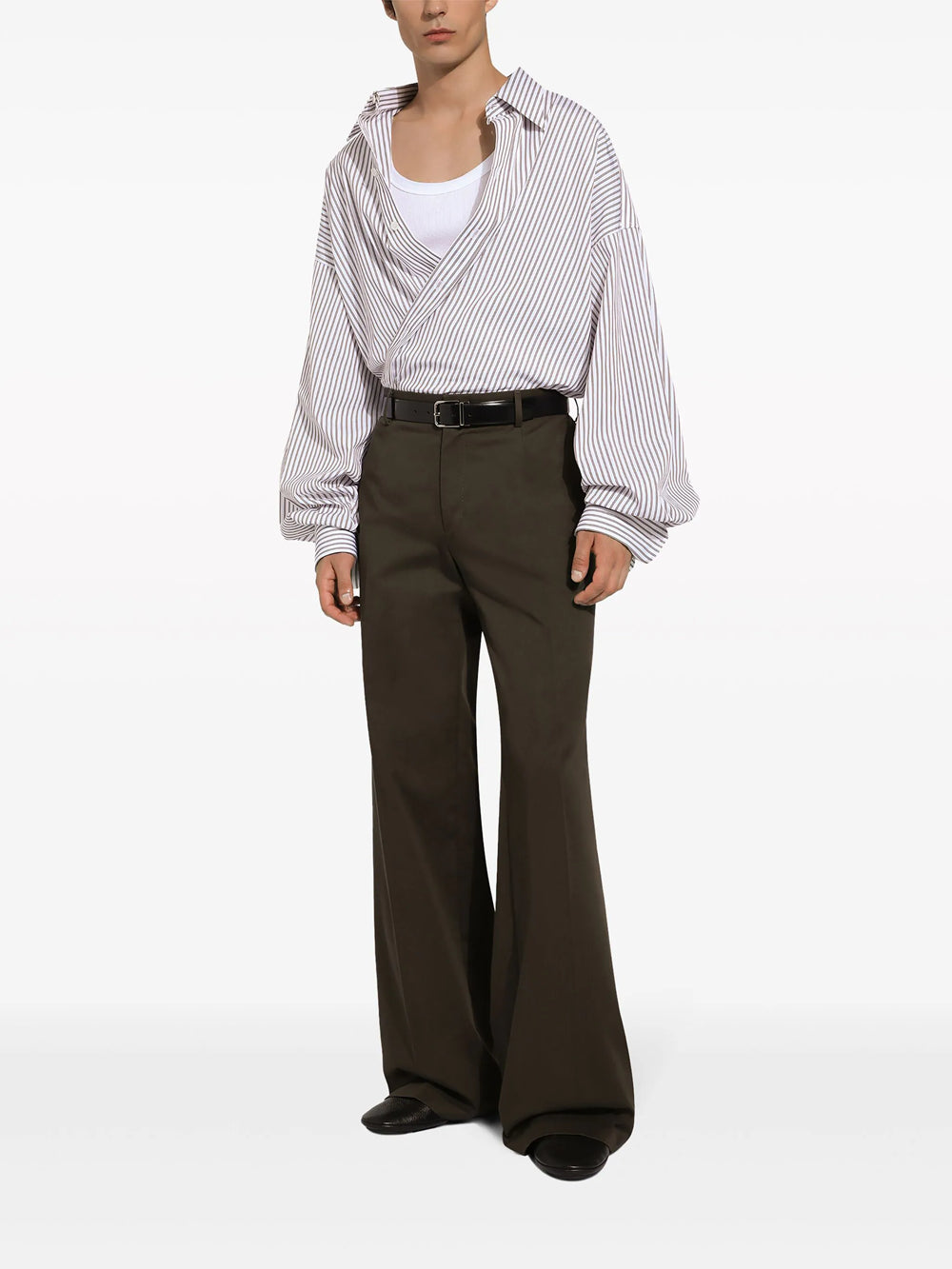 Wide leg trousers