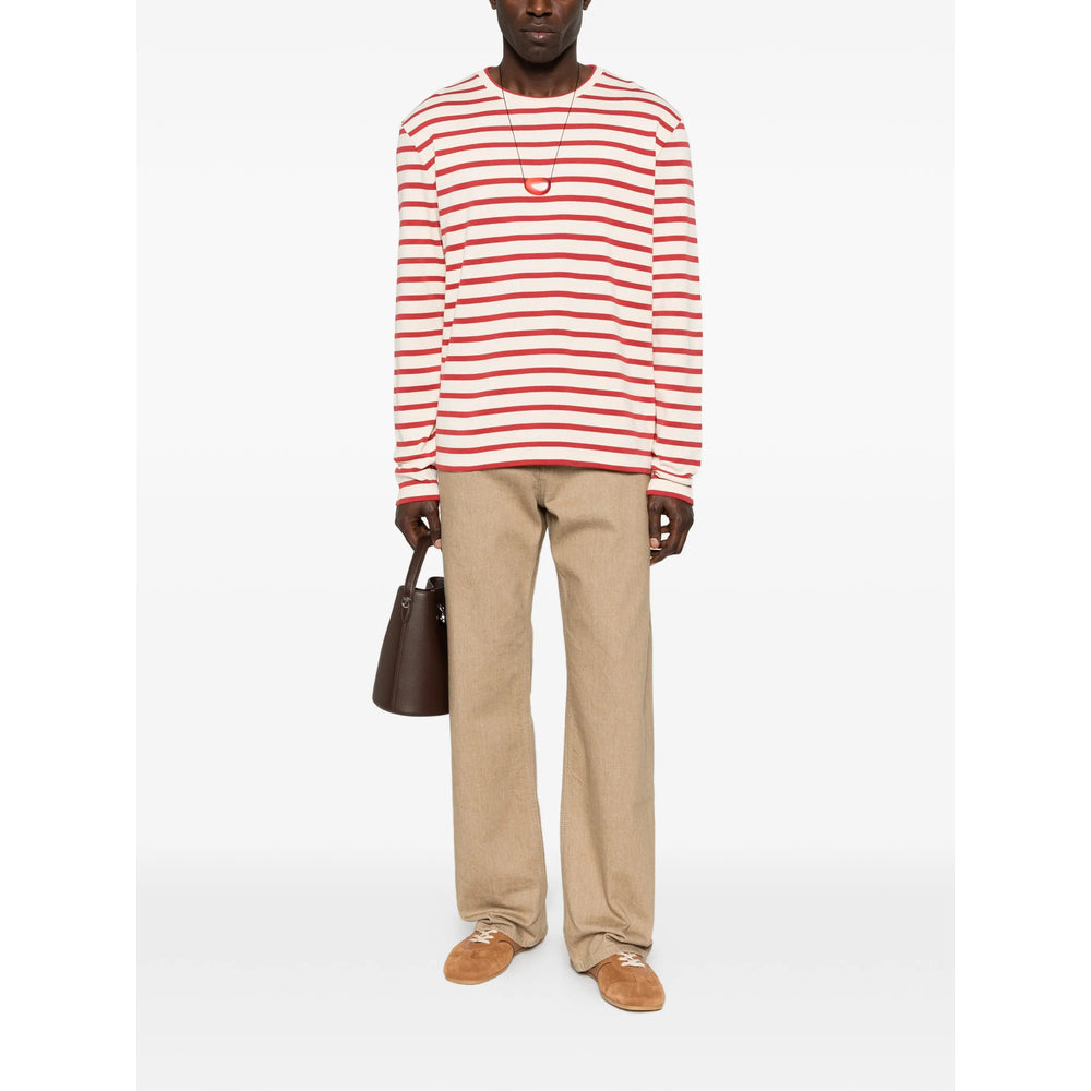 Jil Sander Sweaters - Neutral, Red | 130a4b57b6df4ab48c5d11bd5470468ee0c2a06f