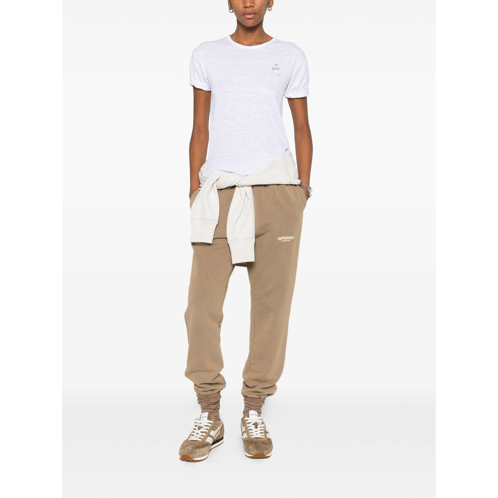 Marant ÉToile T Shirts - White | 7ba15acddce612f8a5adf147fdc62445a2fc7267