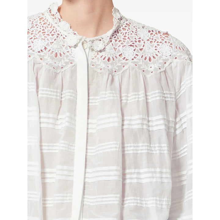 Marant ÉToile Tops - White | 06870c0ad98f0e41e37244a9e11421447402e9c4
