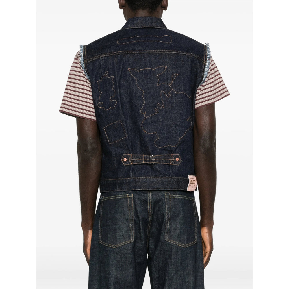 Kenzo Outwear Waistcoats - Blue | 3ab76c73caecdef009fa3c87e46437819df345ce