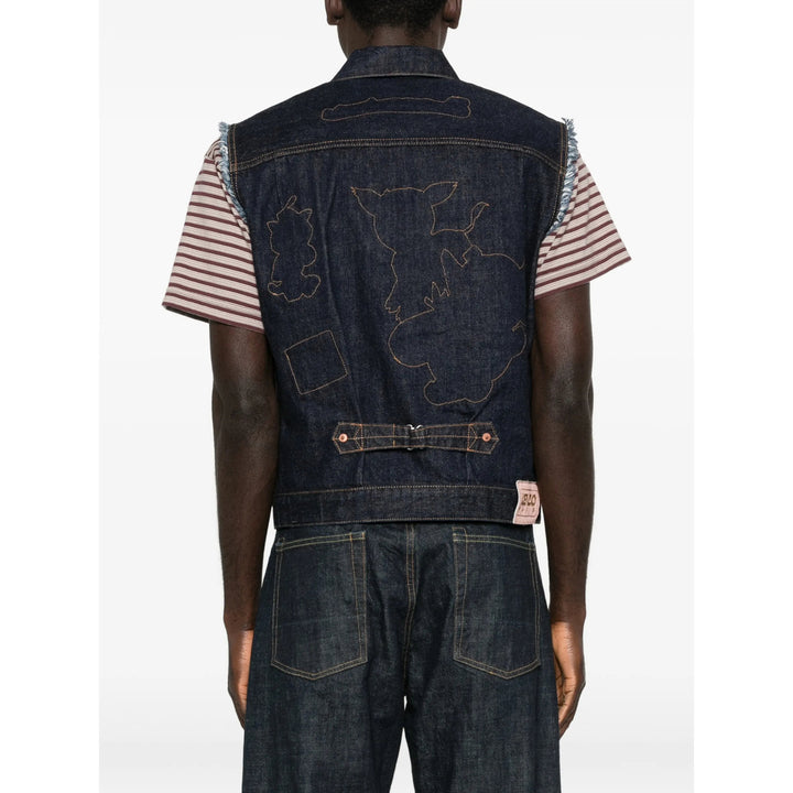 Kenzo Outwear Waistcoats - Blue | 3ab76c73caecdef009fa3c87e46437819df345ce
