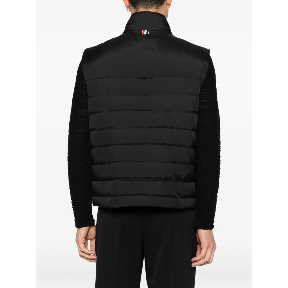 Thom Browne Outwear Waistcoats - Black | c6f703b469ea7b3d48e6fe870d6254f8cf0d505a