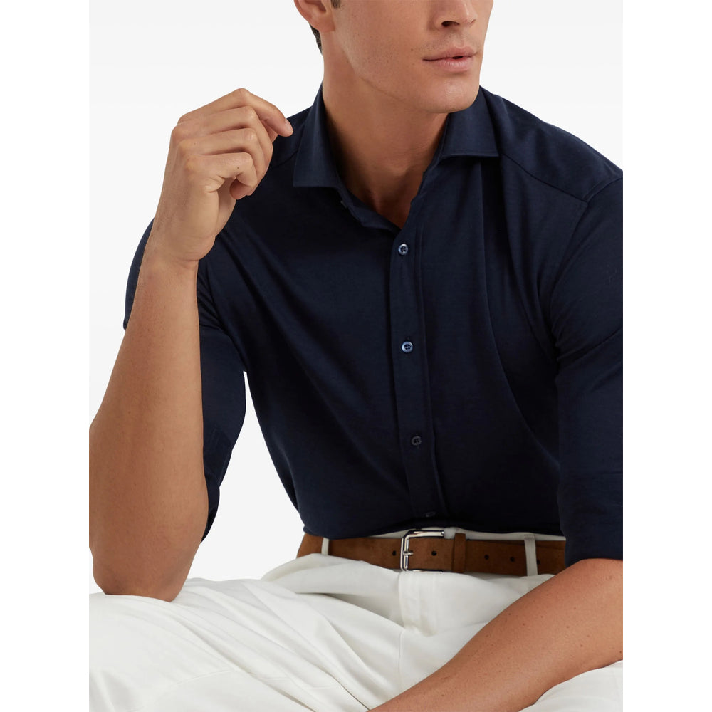 Brunello Cucinelli Shirts - Blue | ab6d8f680a71b9f28a51d42a1dd4f6795af2886e
