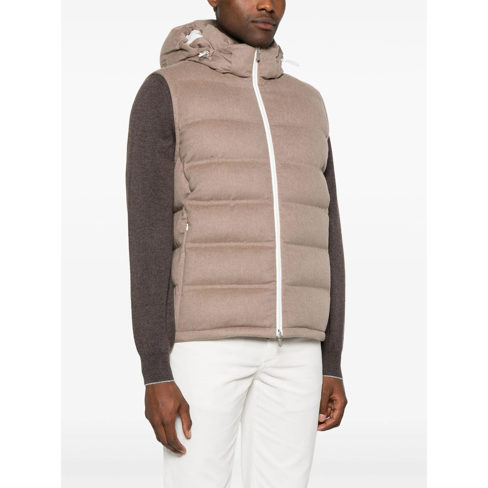 Brunello Cucinelli Outwear Waistcoats - Brown | fd4084d232a17d9c9c3f1818823cd81e97eb52aa