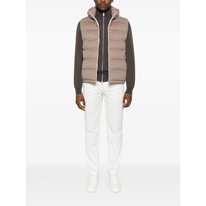 Brunello Cucinelli Outwear Waistcoats - Brown | 3997a0b4c2665825ba6c0ec1e84d038cffd0bdd3