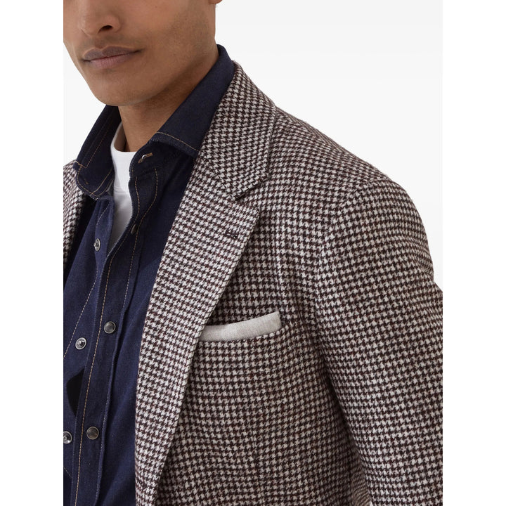 Brunello Cucinelli Jackets - Brown, White | d39b483f6dc01c998125e40c62300a8cbfdd80c1