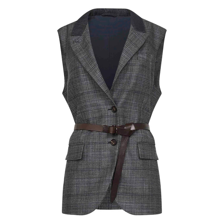 Brunello Cucinelli Waistcoats - Gray | a83bdc91cf94c3d5f89c6d2f336046155cd78544