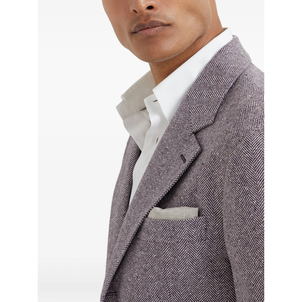 Brunello Cucinelli Jackets - Purple | 280f5b8dbba1f641e2e04e3706bdb8549e6ffcfb