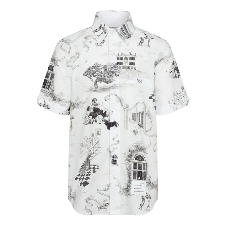 Thom Browne Shirts - White, Black | 3959f8505eafd426adbaf9810e5570487a68e826