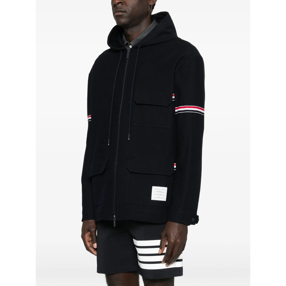 Thom Browne Outerwears - Blue | e52657da12811e596398cfdfab913e86a575014b