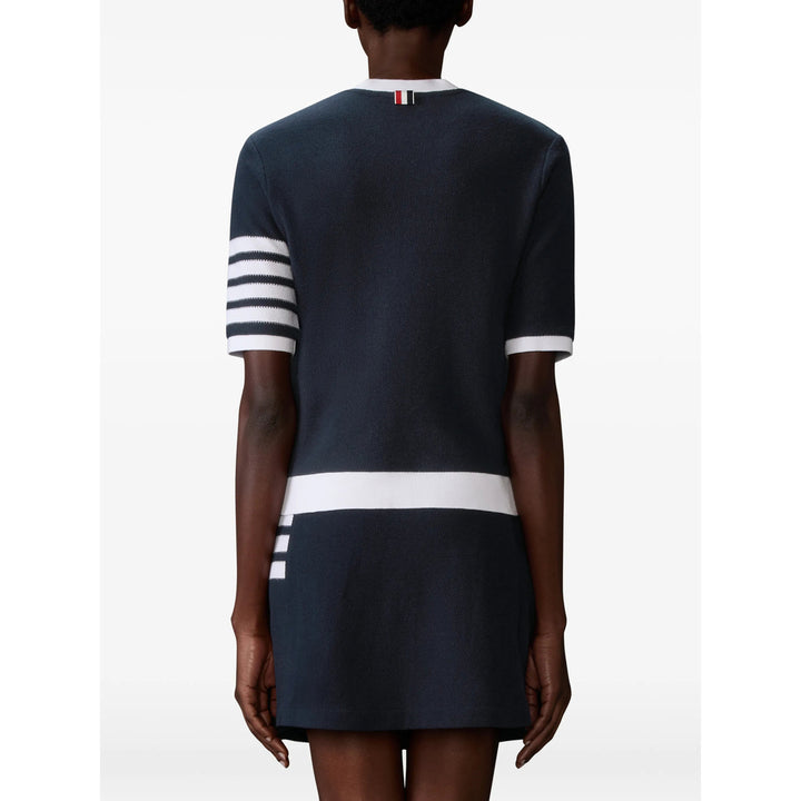 Thom Browne T Shirts - Blue, White | 8deef417053e0a3cb81ecb80c29d825bb143bd56