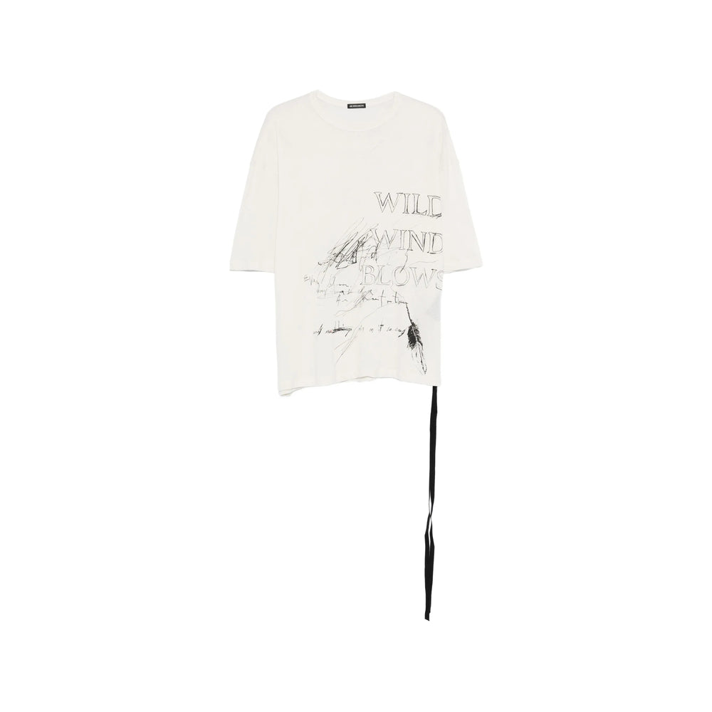 Ann Demeulemeester T Shirts - Neutral, Black | 7876528bfe9e45052a96508085a593664b3ba97e