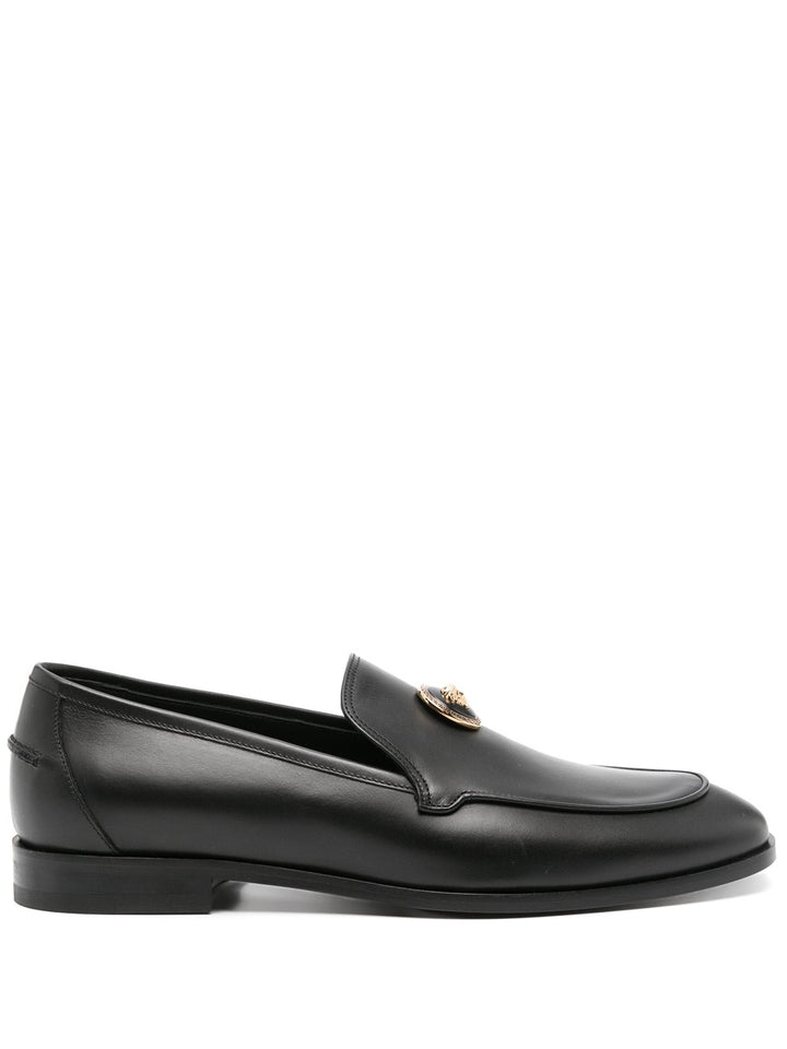 Loafers with Medusa plaque