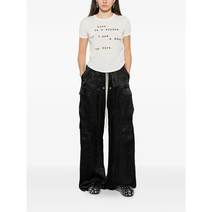 Ann Demeulemeester T Shirts - White | 0b1059367ac4e6c309c2b44e032942dc6ddb43d6