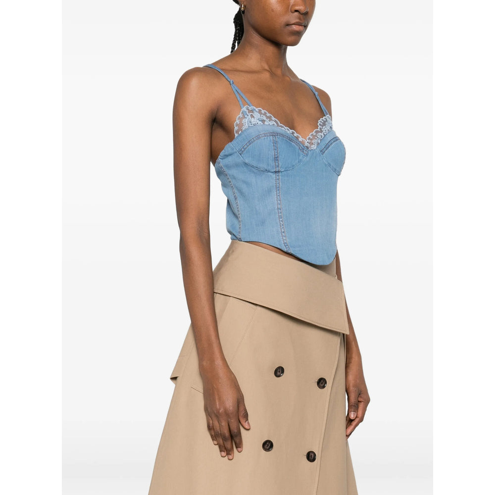 Ermanno Scervino Tops - Blue, White | d93b649460df62c91a3f1e8cf8d8c48750d68464