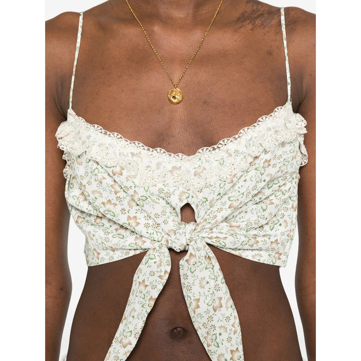 Ermanno Scervino Tops - Neutral, Green | eca5a582c4219f0e4a04f223d7889fb23f2dc7b6